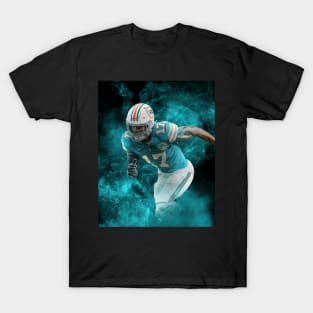 Jaylen Waddle Miami Sports Art T-Shirt